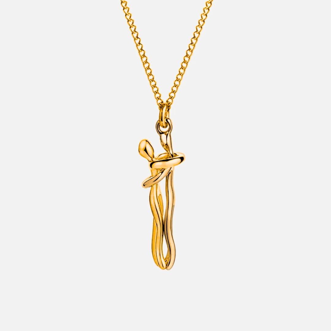 Hug Necklace - Solid Gold